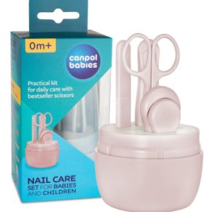 Baby set za negu noktiju pink Canpol