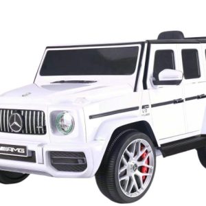 Automobil na akumulator beli Mercedes G63