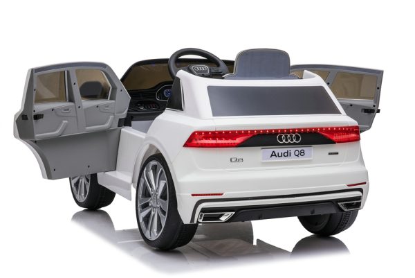 Automobil na akumulator beli Licencirani Audi Q8 - Image 3