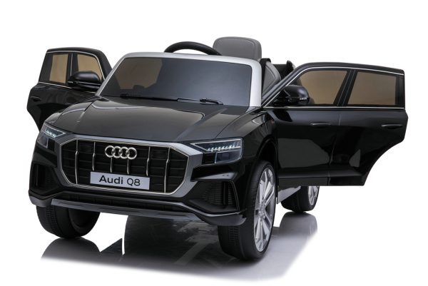 Automobil na akumulator crni Licencirani Audi Q8 - Image 4