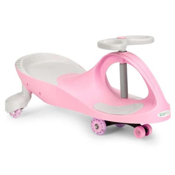 WIGGLE guralica za decu LED tockovi pink ECOTOYS - Image 5