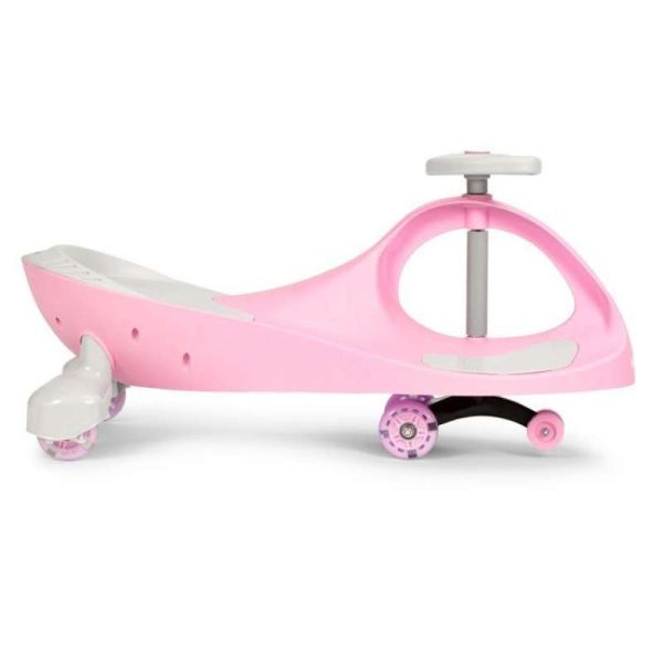 WIGGLE guralica za decu LED tockovi pink ECOTOYS - Image 4