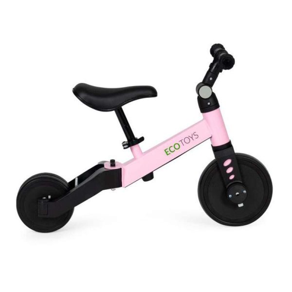 Tricikl 2u1 pink EcoToys - Image 8