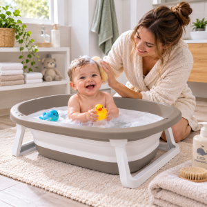 Dolu Nuve sklopiva kadica za bebe sa čepom za ispuštanje vode 072672