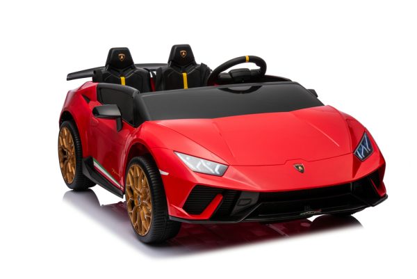 Automobil na akumulator dvosed crveni Lamborghini Huracan - Image 5