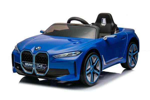 Automobil na akumulator plavi BMW I4