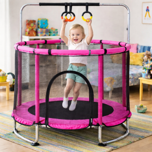 Trambolina sobna za decu 845 roze Playtime