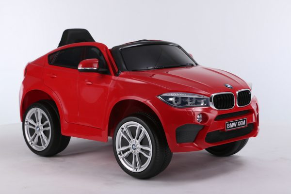 Automobil na akumulator crveni licencirani BMW X6M