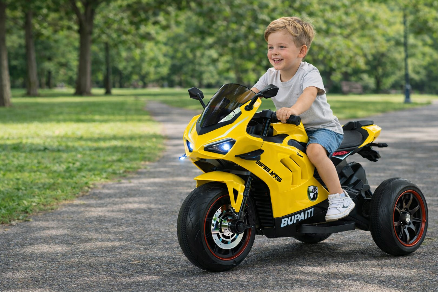 Motor na 3 tocka na akumulator model 144 zuta - Slika 2