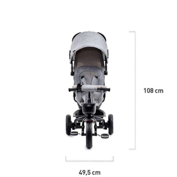 Kinderkraft tricikl Aveo 2u1 malachite grey - Image 3