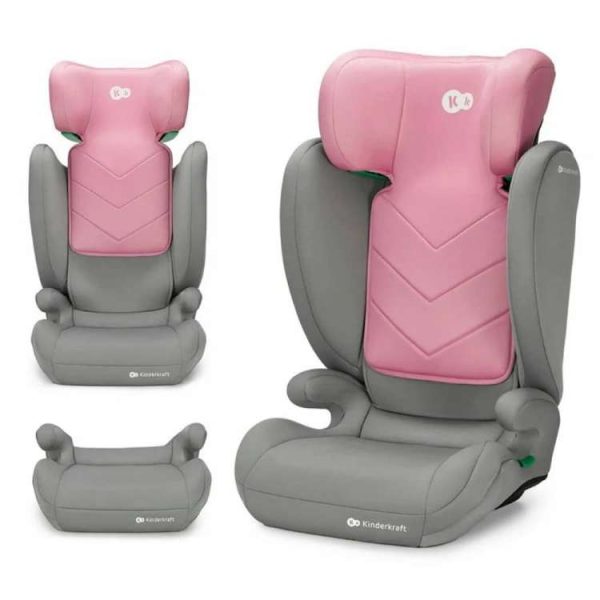 Kinderkraft auto sedište I-SPARK i Size pink