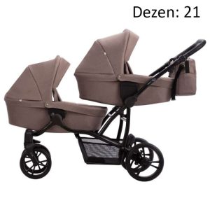 Kolica za blizance 42 NEW 3u1 Bebetto