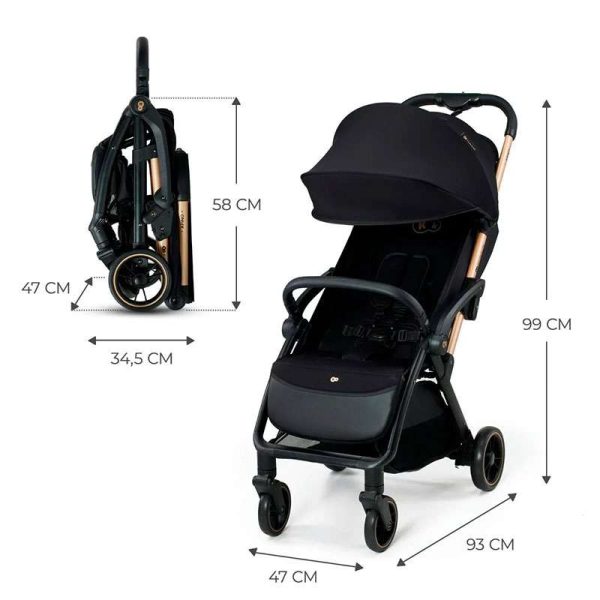 Kinderkraft kolica APINO raven black - Image 2