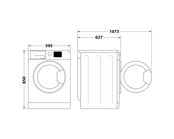 Ves masina inverter FFB 8469 BV EE Whirpool - Image 2