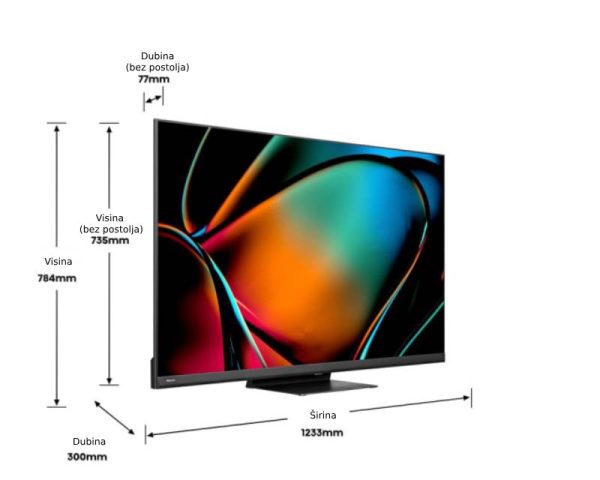 Televizor 55U8KQ Mini-LED 4K UHD Smart HISENSE - Image 2