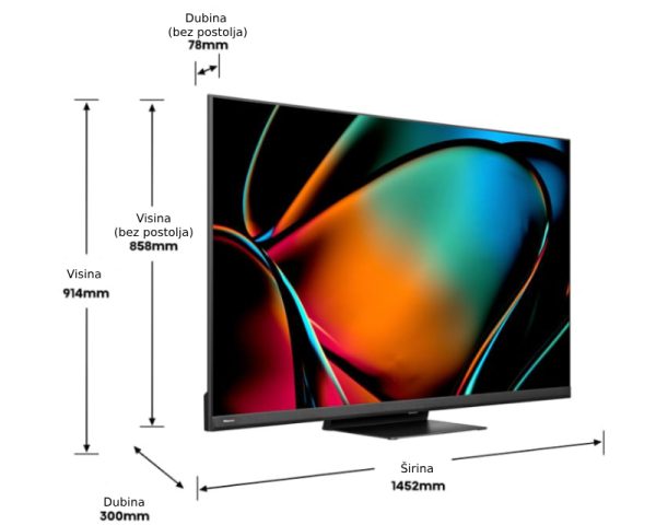 Televizor 65U8KQ ULED 4K UHD Smart HISENSE - Image 2