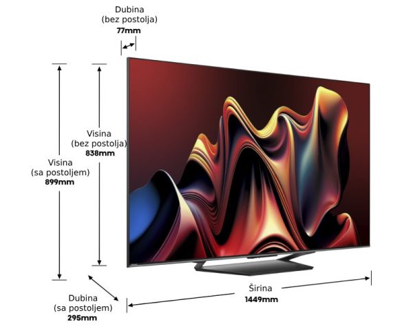 Televizor 65U7NQ ULED Mini-LED Smart UHD HISENSE - Image 3