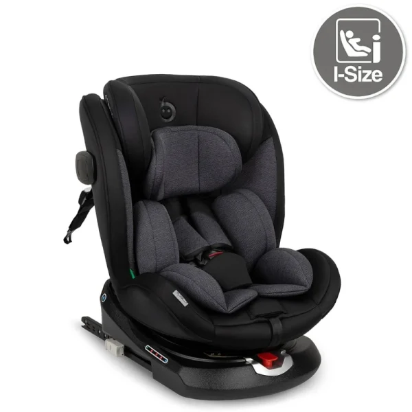 MoMi Emi auto sedište i-Size black 40-150cm Isofix