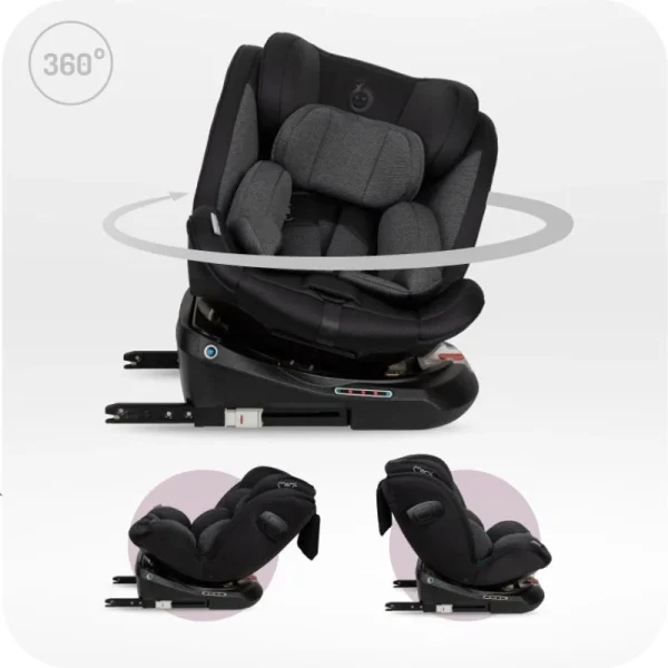 MoMi Emi auto sedište i-Size black 40-150cm Isofix - Image 9