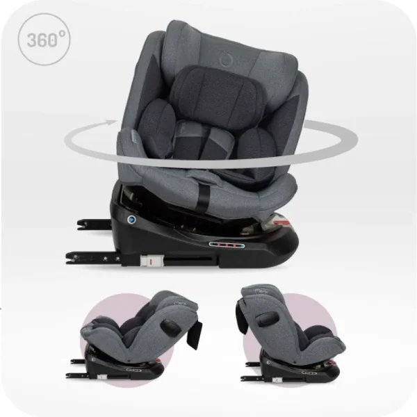 MoMi Emi auto sedište i-Size Grey 40-150cm Isofix - Image 4