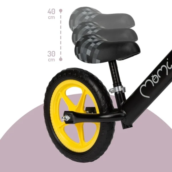 MoMi Fleet balans bicikla bez pedala Black - Image 2