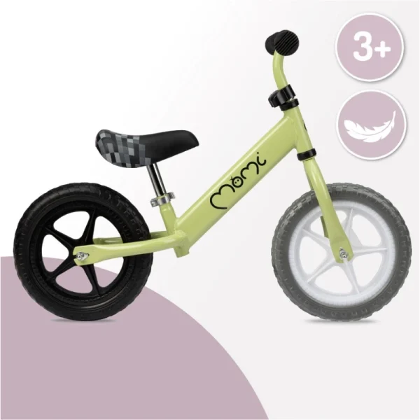 MoMi Fleet balans bicikla bez pedala Green - Image 8