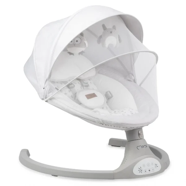 MoMi Kenani njihalica za bebe Light Grey 0-9kg - Image 3