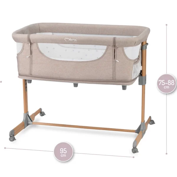 MoMi Smart Bed kolevka za bebe Beige 0m+ - Image 4