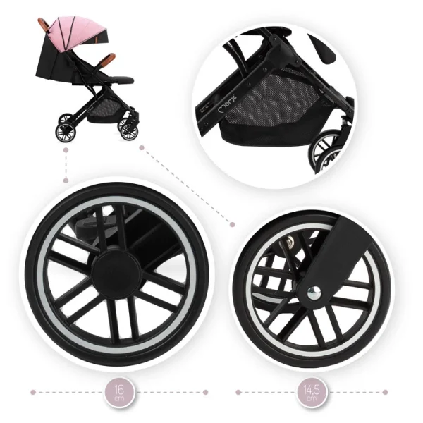 MoMi Estelle kišobran kolica pink 6m+ - Image 4