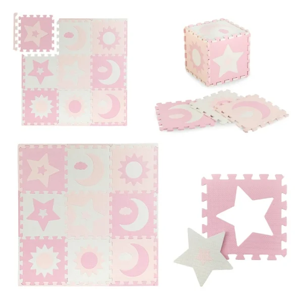 MoMi Nebe podloga/Puzzle od pene Pink - Image 8