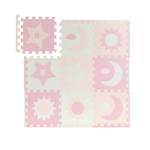 MoMi Nebe podloga/Puzzle od pene Pink - Image 4