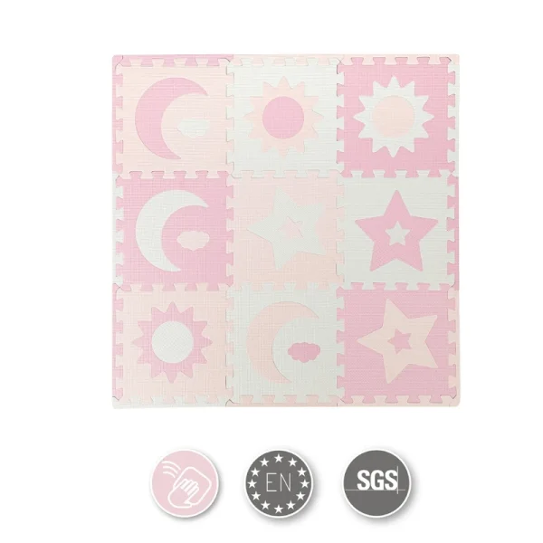 MoMi Nebe podloga/Puzzle od pene Pink - Image 3