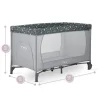 MoMi prenosivi krevetac Belove Grey 1 Nivo - Image 10