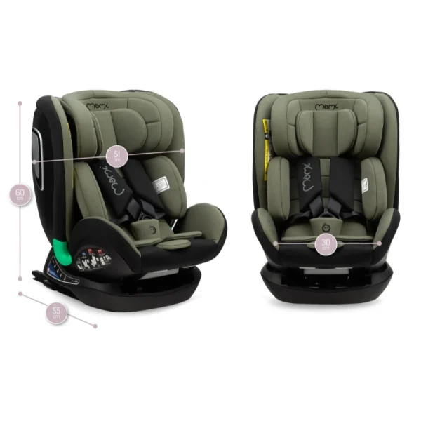 MoMi Urso auto sedište i-Size Green 40-150 cm Isofix - Image 4