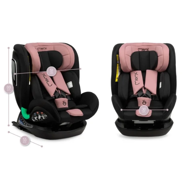 MoMi Urso auto sedište i-Size Pink 40-150 cm Isofix - Image 9