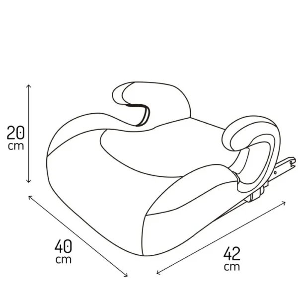 MoMi Venko buster i-Size pink 135-150cm Isofix - Image 5