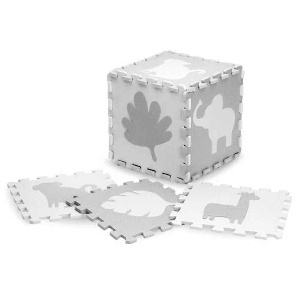 MoMi Zawi podloga za bebe - Puzzle od pene Grey - Image 5