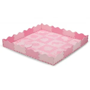 MoMi Zawi podloga za bebe - Puzzle od pene Pink