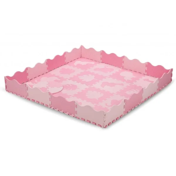 MoMi Zawi podloga za bebe - Puzzle od pene Pink