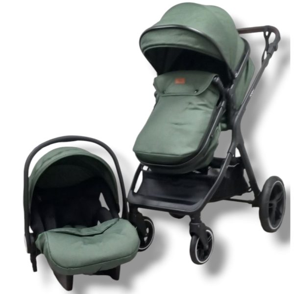 BBO Kolica za bebe 2u1 Dory - green