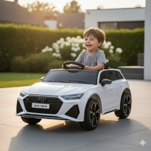 Audi RS 6 na akumulator bela 2206