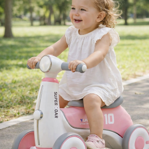 Decija guralica motor roze