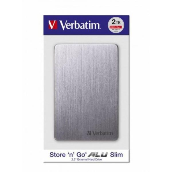 Verbatim HDD 2TB Alu Slim