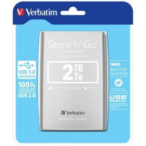 Verbatim HDD 2TB siva kocka