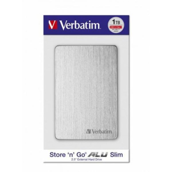 Verbatim HDD 1TB Alu Slim