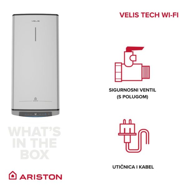 Bojler ARISTON Velis TECH WiFi 80 E - Image 3