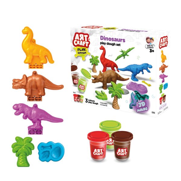 Plastelin za igru – Dinosaurs set