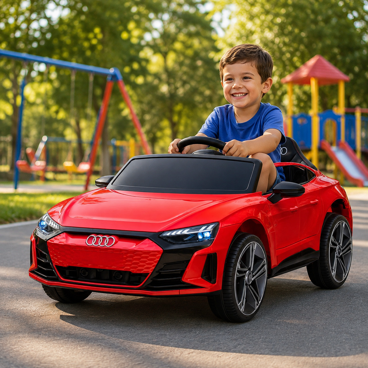 Audi RS e-tron GT dečiji auto na akumulator Model 2216 crveni - Slika 3