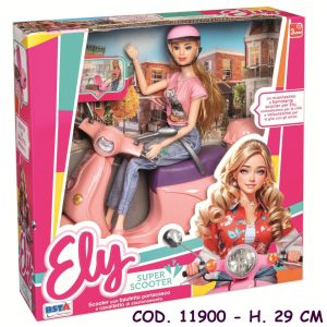 Lutka Ely na skuteru