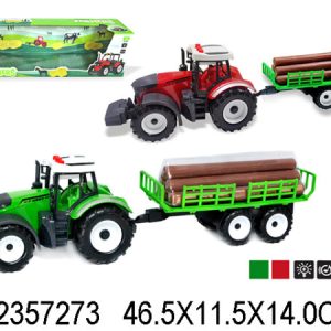 Igračka traktor sa prikolicom 727306K